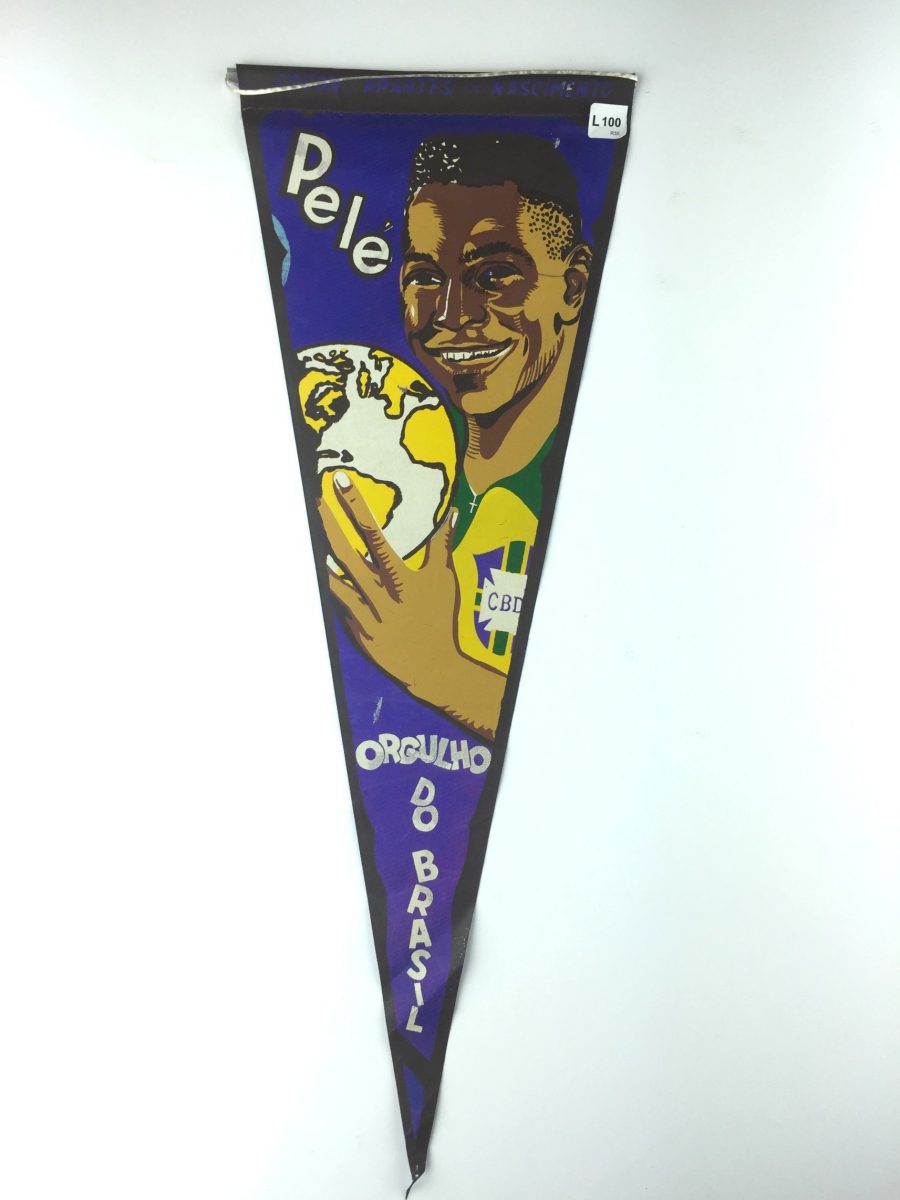 Banderín brasileño "Pelé".