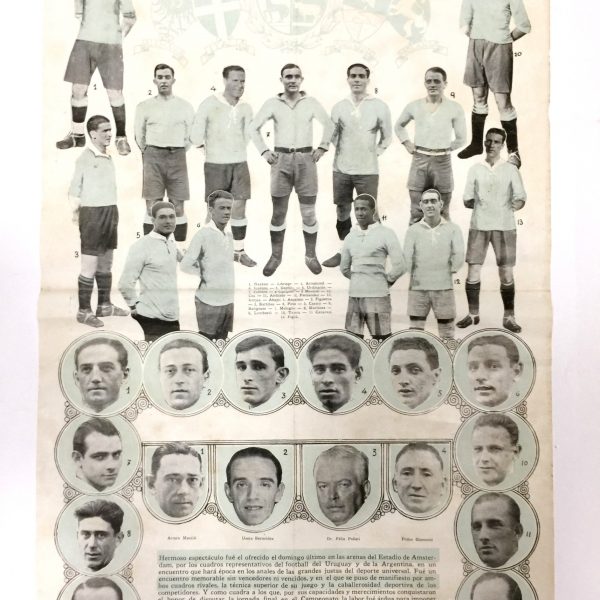 Afiche Selección Uruguaya 1928