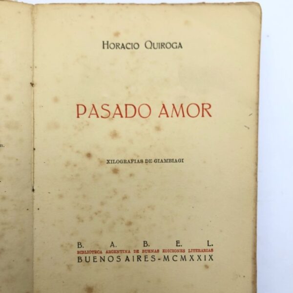 QUIROGA, Horacio