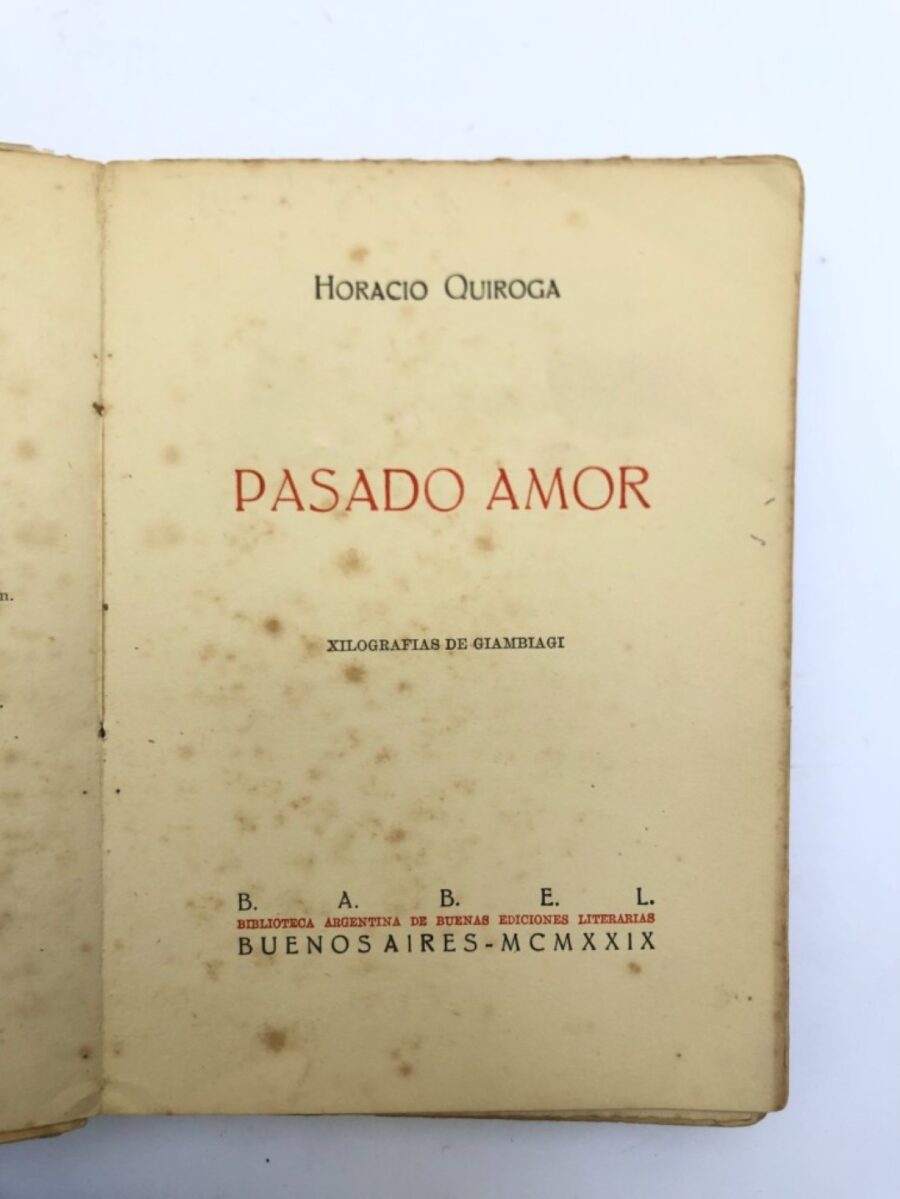QUIROGA, Horacio