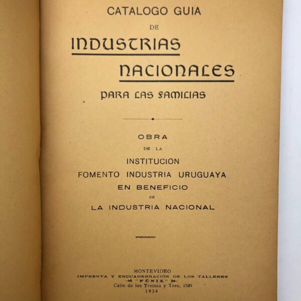 Catálogo guía de industrias nacionales para las familias