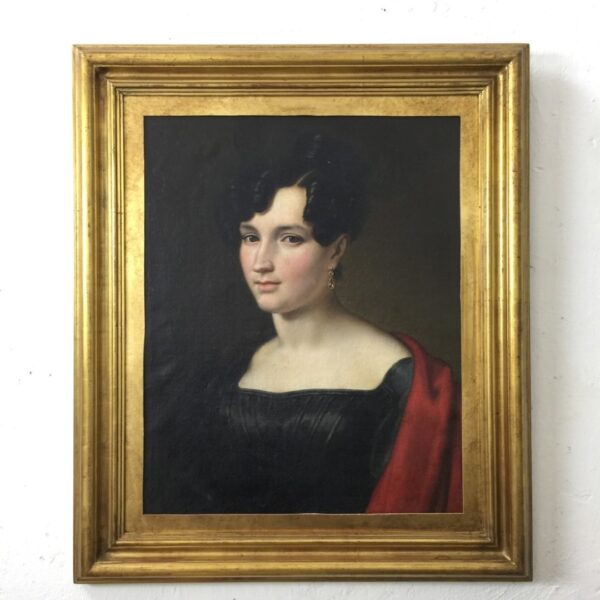 Óleo sobre tela. "Retrato"