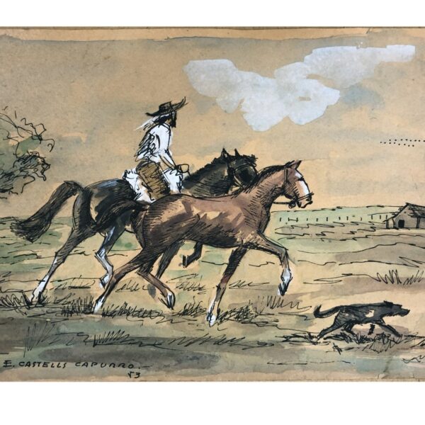 Enrique Castells Capurro. "Gaucho"