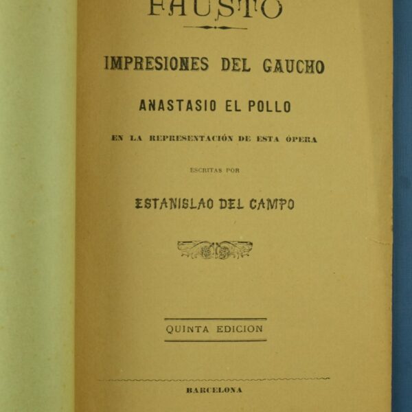 DEL CAMPO, Estanislao