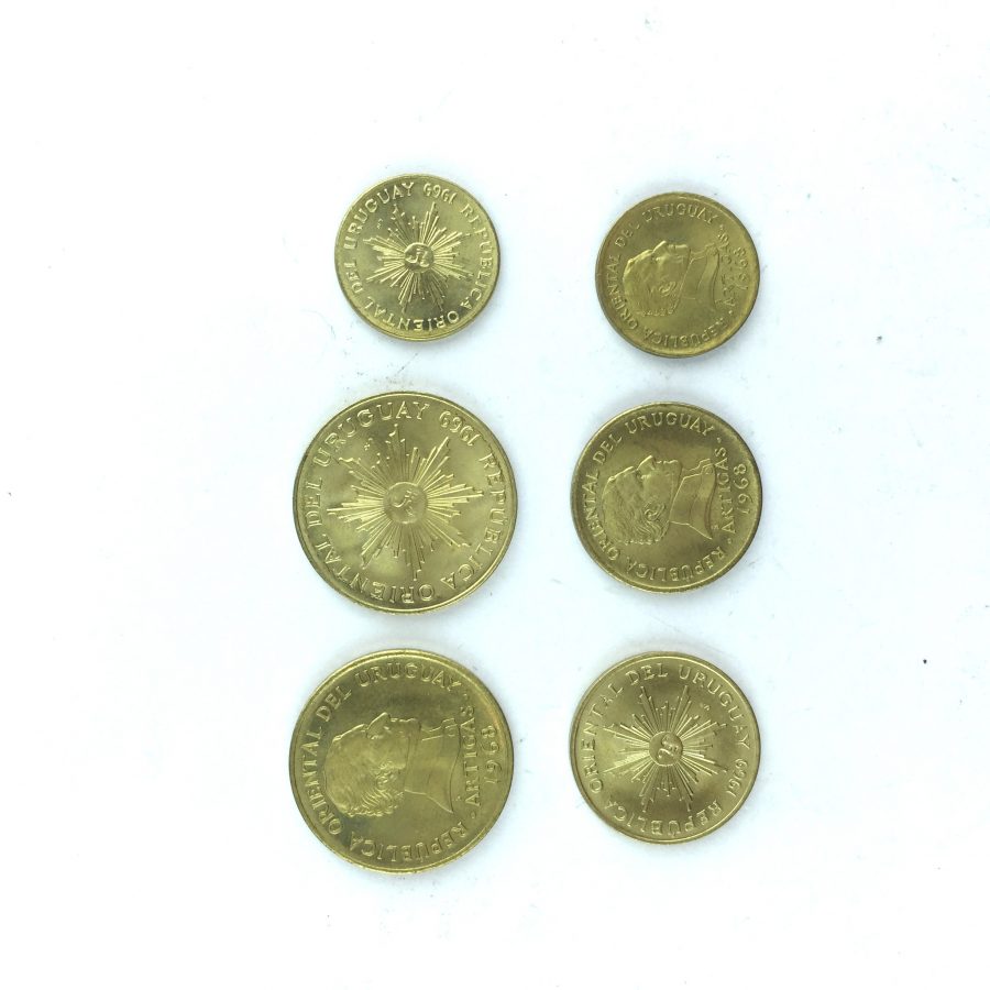 6 monedas uruguayas - Imagen 2