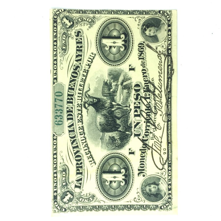 1 billete argentino