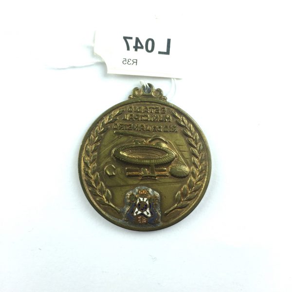 Medalla en bronce y emalte