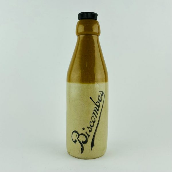Dos botellas inglesas en gres