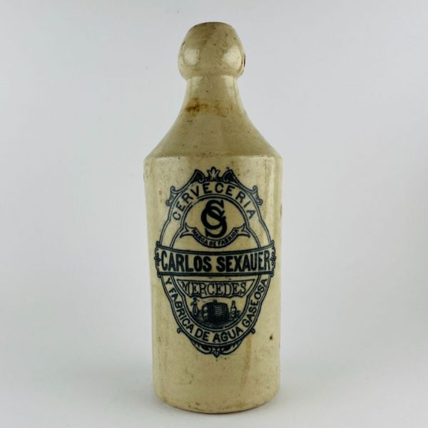 Botella argentina en gres
