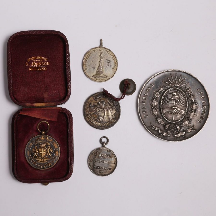 Medallas en plata y metal
