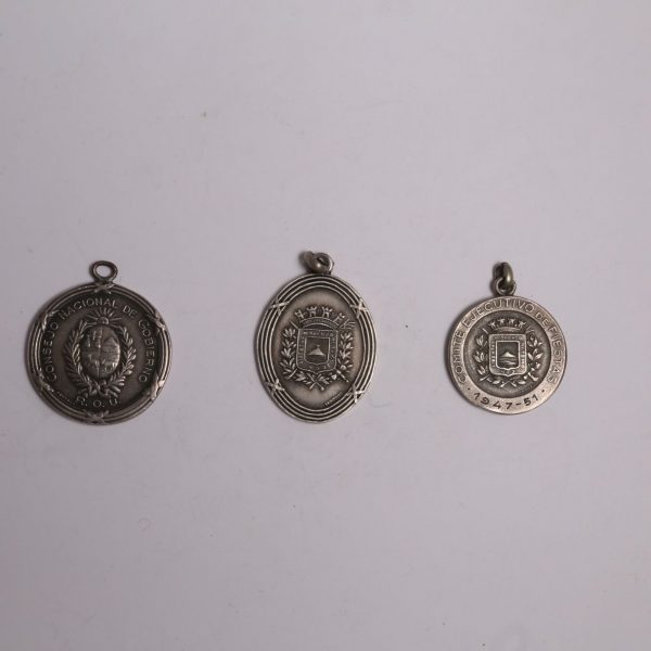 Medallas uruguayas en plata
