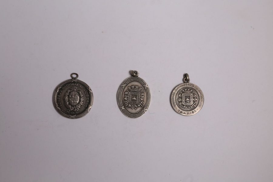 Medallas uruguayas en plata