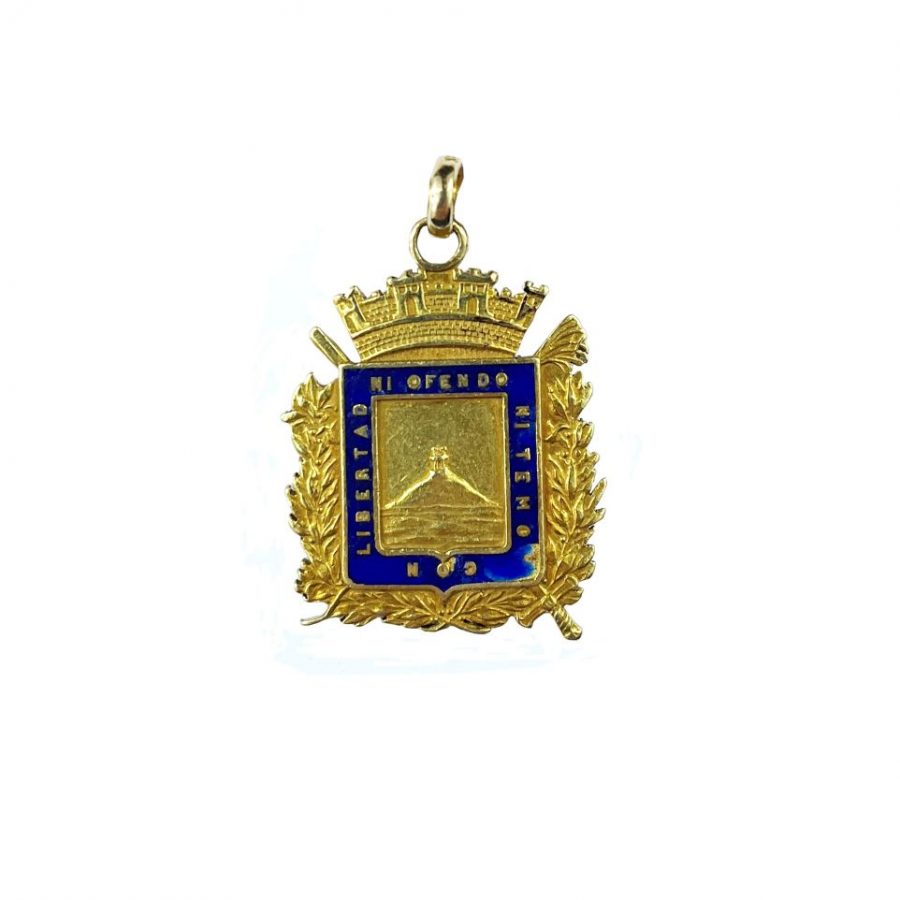 Medalla uruguaya en oro 18 K - Imagen 3