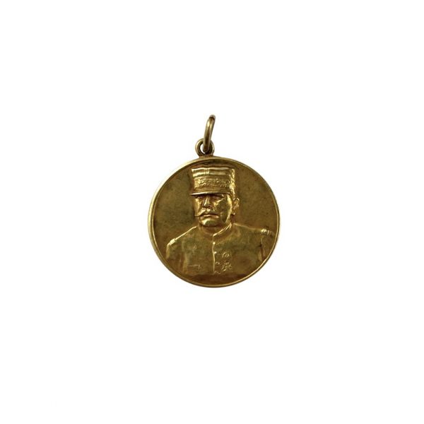 Medalla argentina en oro 18 K