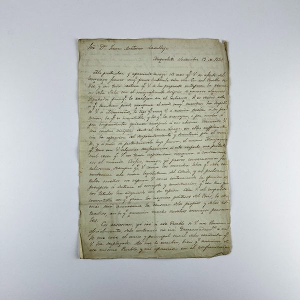 Documento Juan Antonio Lavalleja