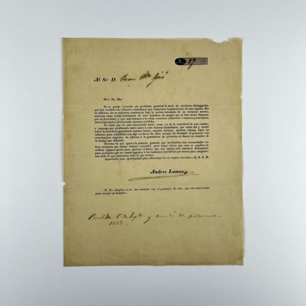Documento Andrés Lamas