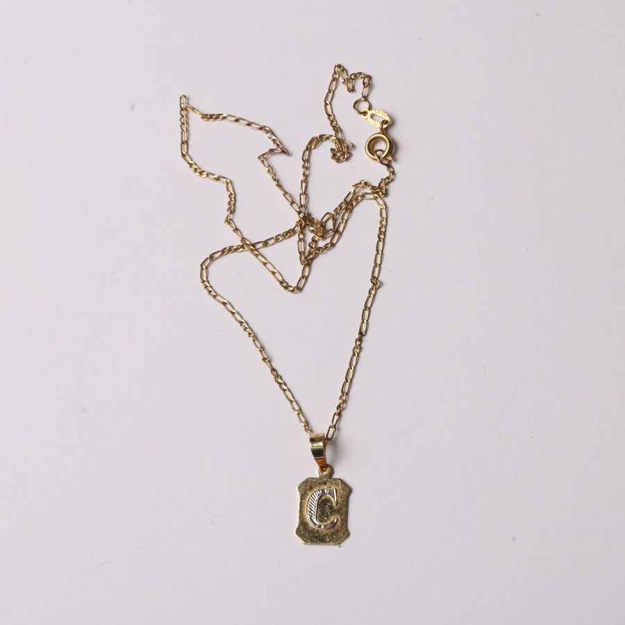 Cadena y colgante oro 18