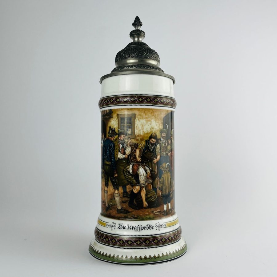 Tankard alemán en porcelana - Imagen 3