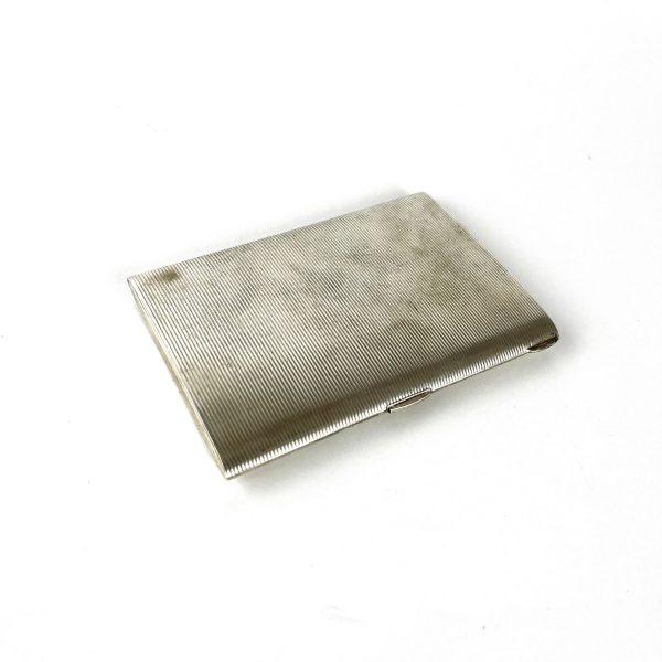 Cigarrera de bolsillo en plata