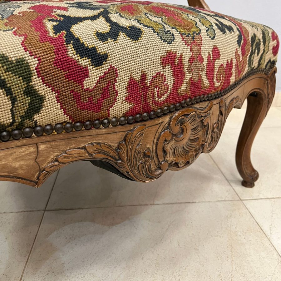 Par de sillones estilo Luis XV - Imagen 2