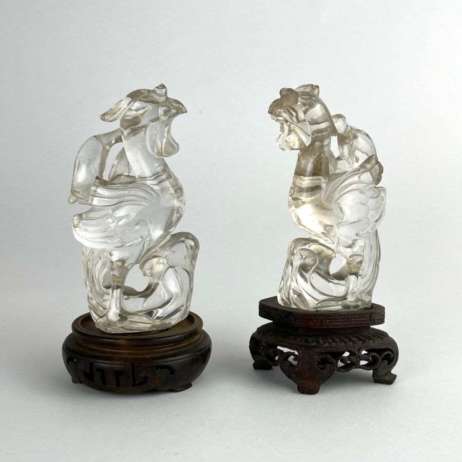 Esculturas chinas en cristal