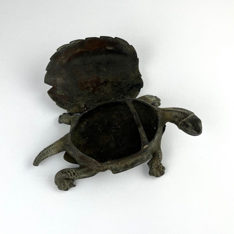 Cenicero chino en bronce cloisonné - Imagen 2