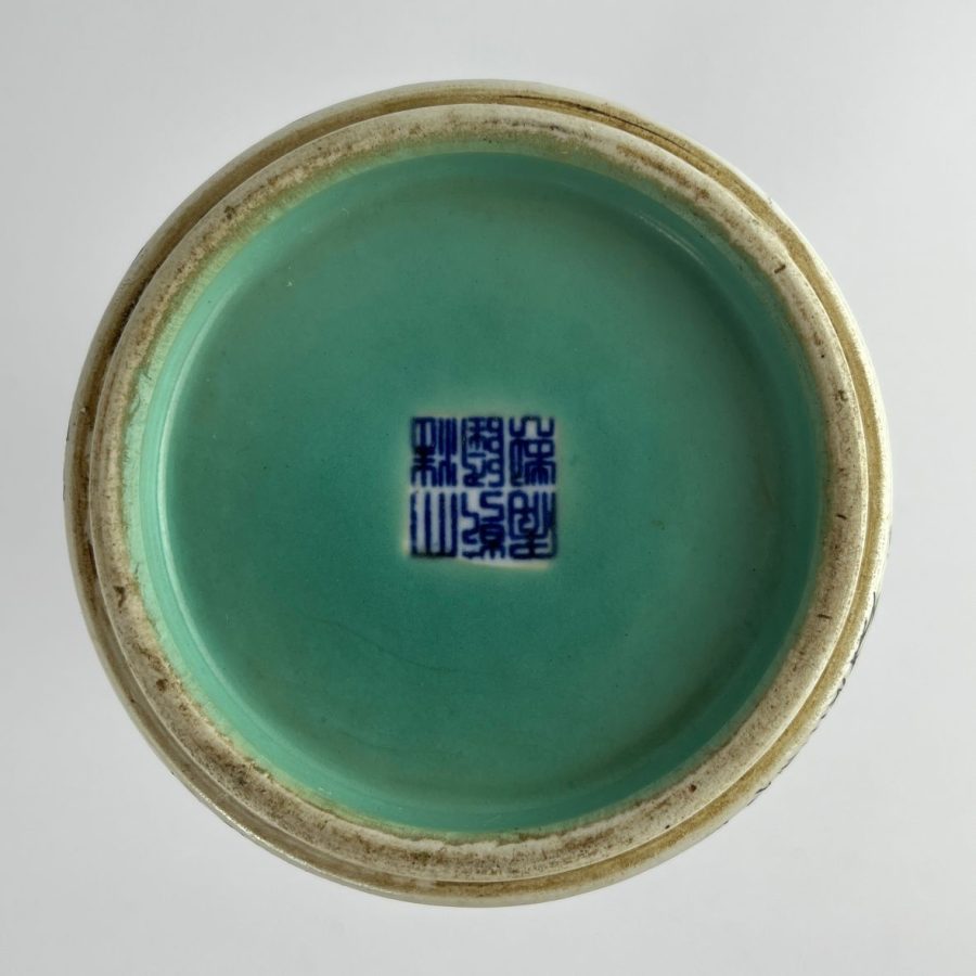 Jarrón chino porcelana en Millefiori - Imagen 4
