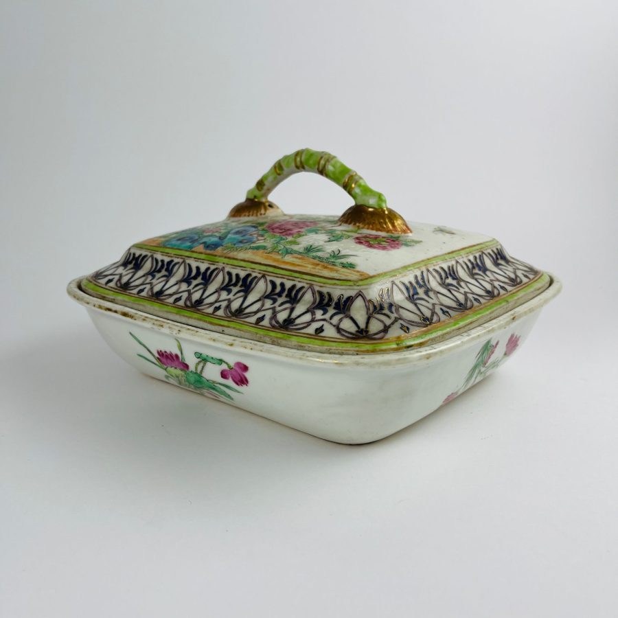 Guisera china en porcelana Familia Rosa - Imagen 3