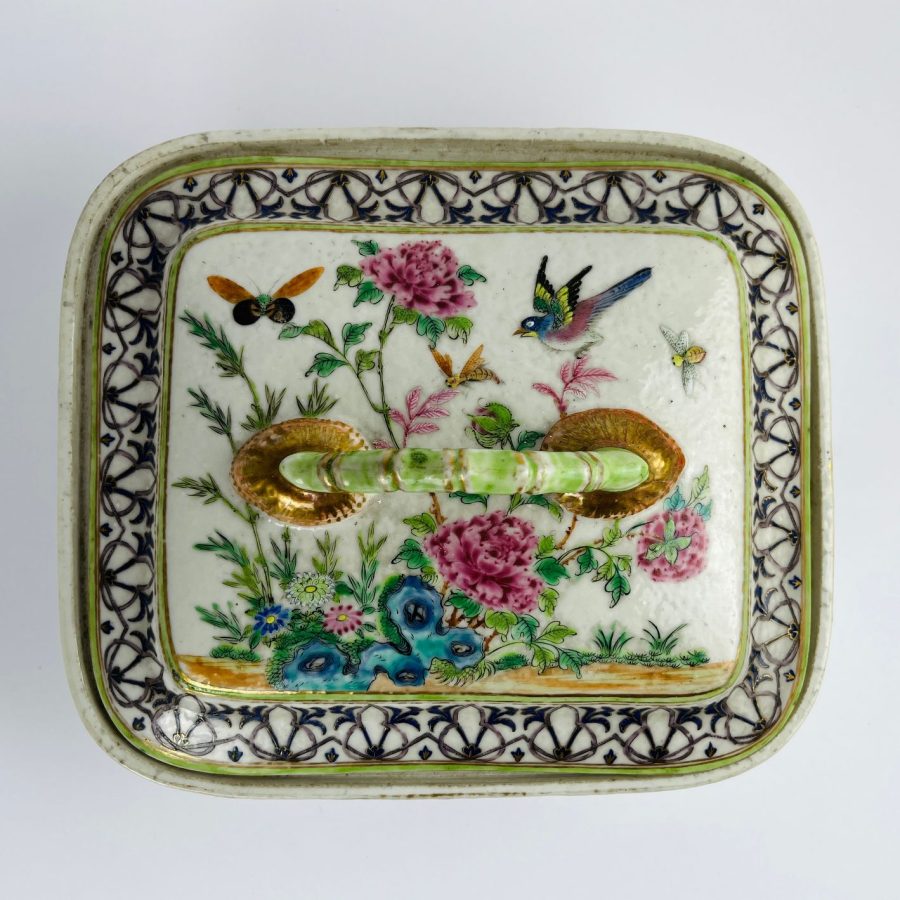 Guisera china en porcelana Familia Rosa - Imagen 4
