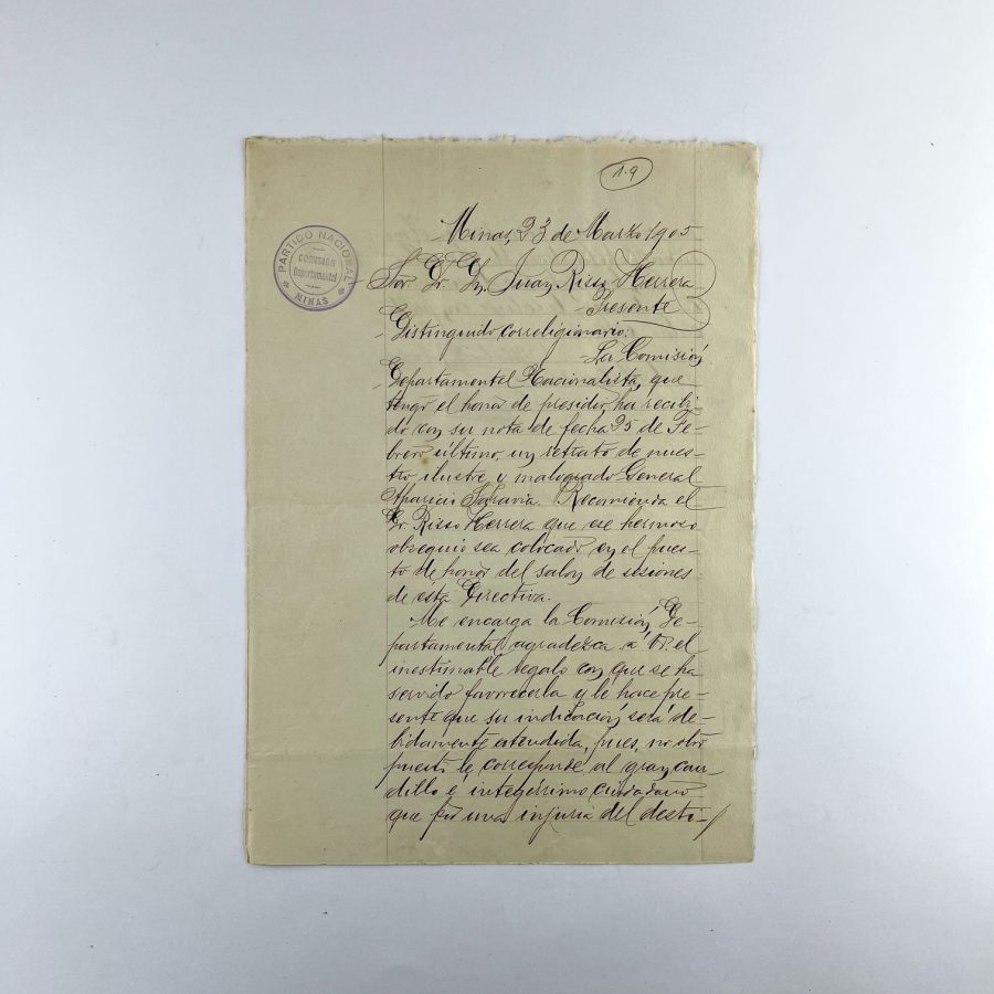 Carta Juan Risso Herrera