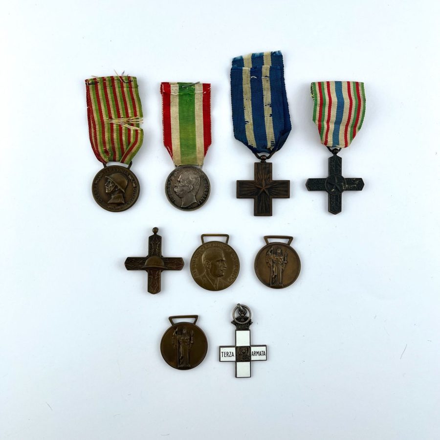 Nueve medallas italianas