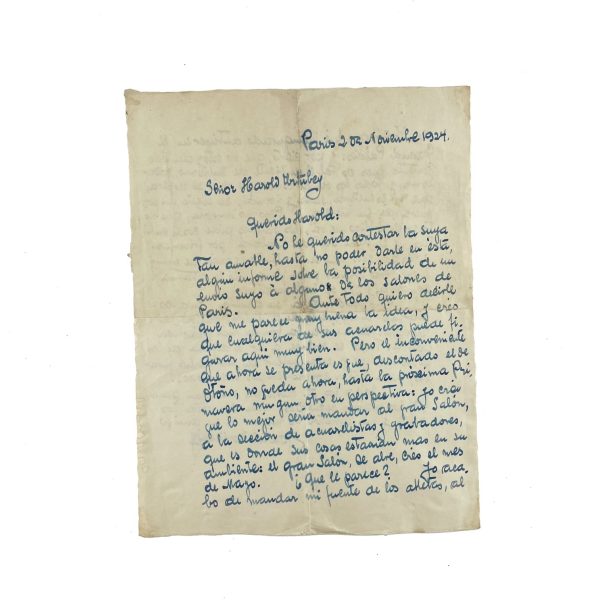 Carta José Luis Zorrilla de San Martín