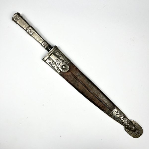 Cuchillo criollo "Sol" en plata
