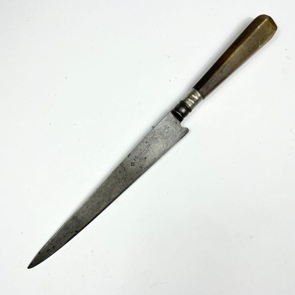 Cuchillo criollo “Rich.Abr.Herder” en guampa y alpaca
