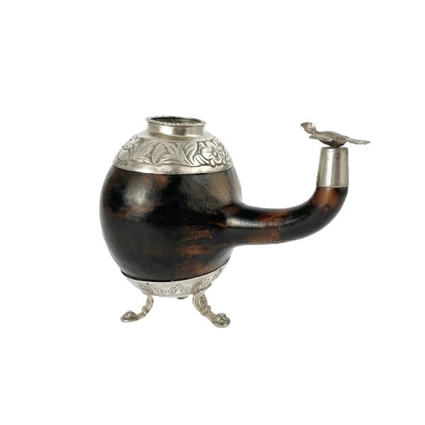 Mate con rabillo en calabaza y plata