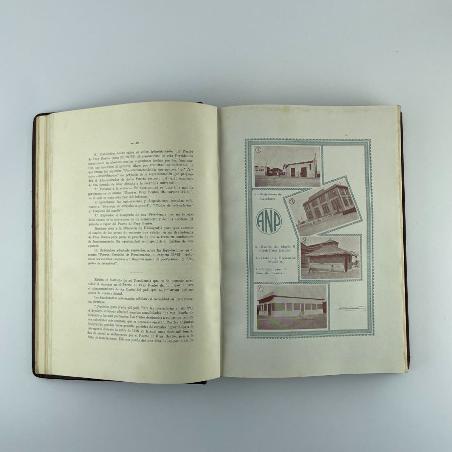 "Memoria correspondiente al año 1937” para la Administración Nacional de Puertos - Imagen 2