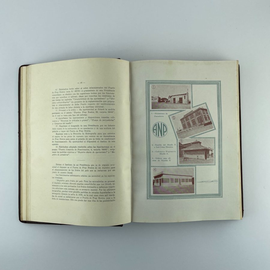 "Memoria correspondiente al año 1937” para la Administración Nacional de Puertos - Imagen 3