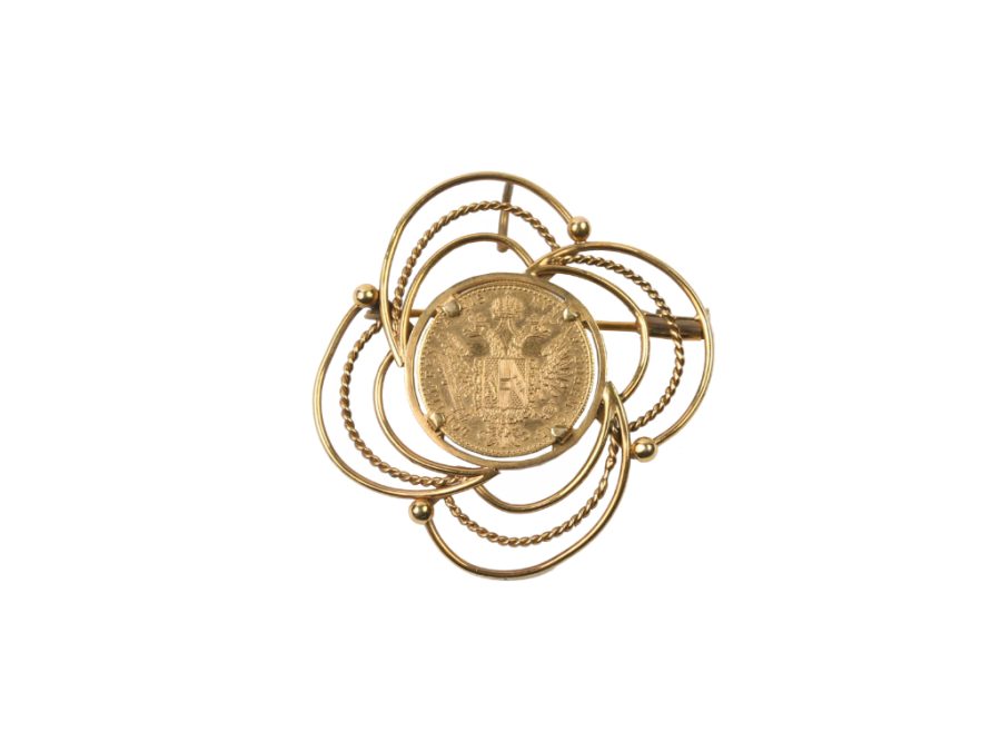 Prendedor oro 18 K