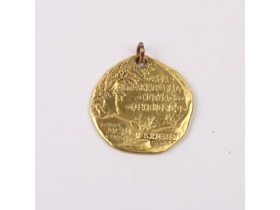 Medalla oro 18 K