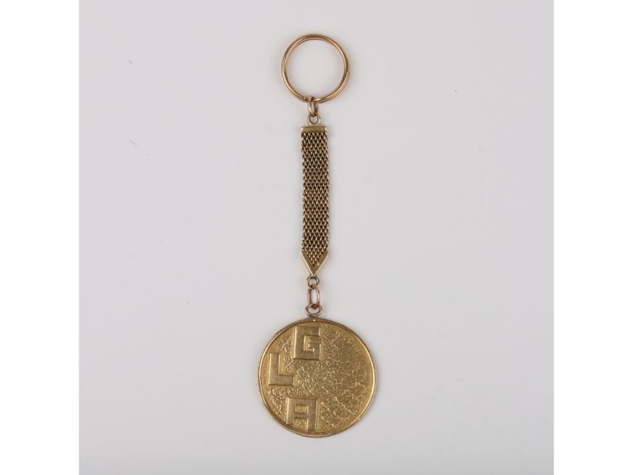 Llavero oro 18 K