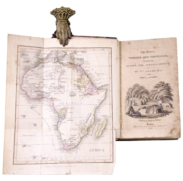 ADAMS, WILLIAM. “The Modern Voyager & Traveler, through Europe, Asia, Africa, & America, [...]” Londres, 1828.