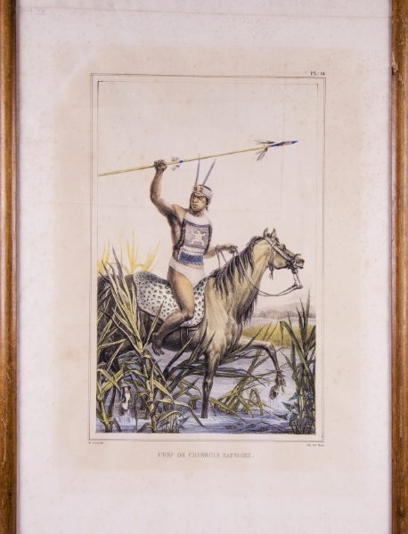 JEAN-BAPTISTE DEBRET. “Chef de Charruas sauvages”. Paris. 1834 / 1839.