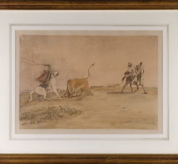 EMERIC ESSEX VIDAL. “Modo de enlazar el ganado en Buenos Aires”. (1818). 1931.