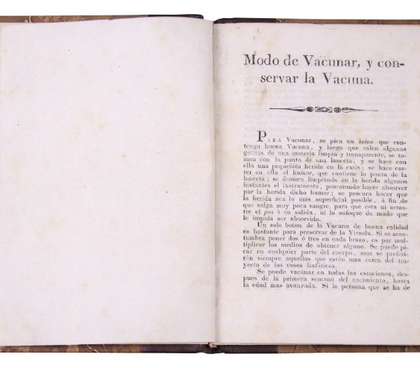 “Modo de Vacunar y Conservar la Vacuna". Montevideo, 1855.