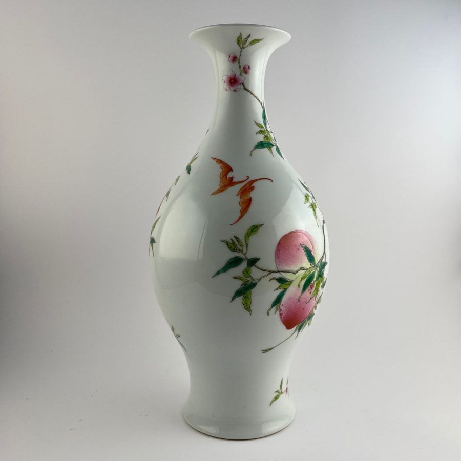 Jarrón chino en porcelana - Imagen 2