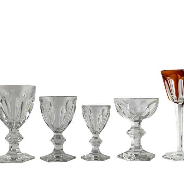Juego de copas en cristal Baccarat modelo Harcourt