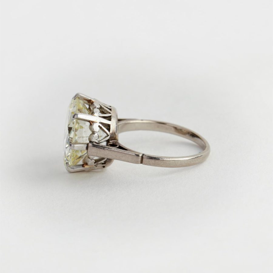 Anillo oro 18 K y brillante - Imagen 4