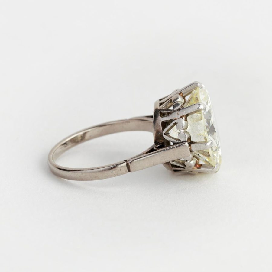 Anillo oro 18 K y brillante - Imagen 6