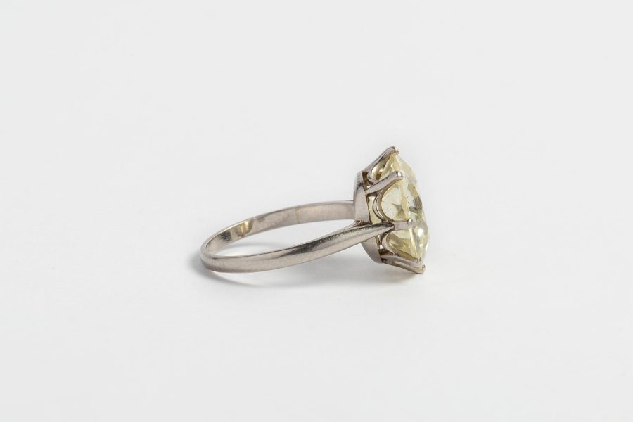 Anillo oro 18 K y brillante - Imagen 3