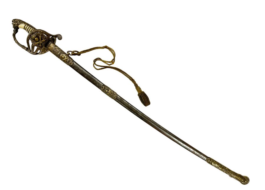 Sable español de oficial de artillería 1862 - Imagen 2